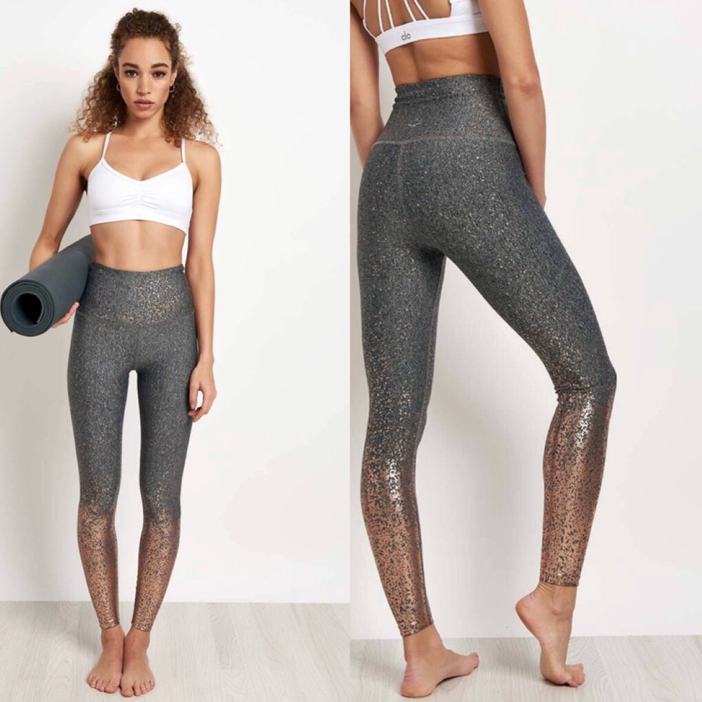 Beyond Yoga ALLOY OMBRE HIGH WAISTED MIDI LEGGING